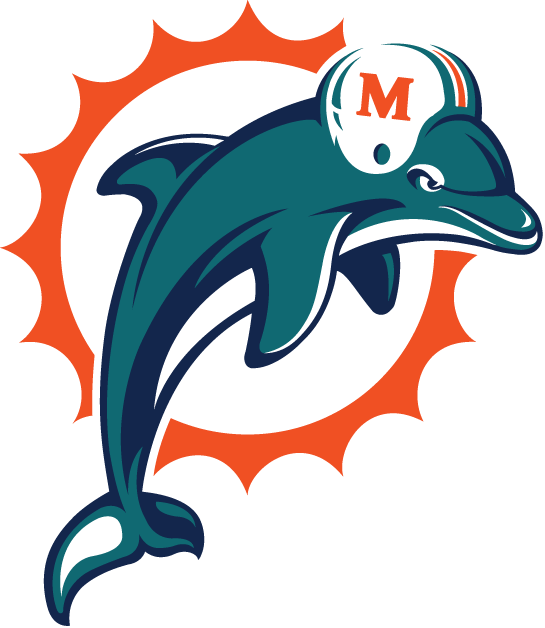 Miami Dolphins 1997-2012 Primary Logo iron on transfers for fabric
